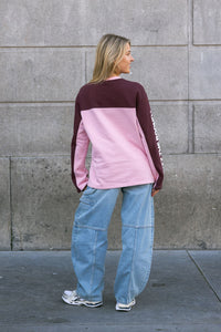 Iconic Longsleeve Burgundy