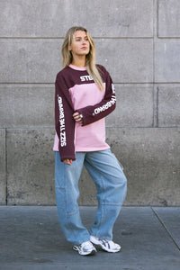 Iconic Longsleeve Burgundy