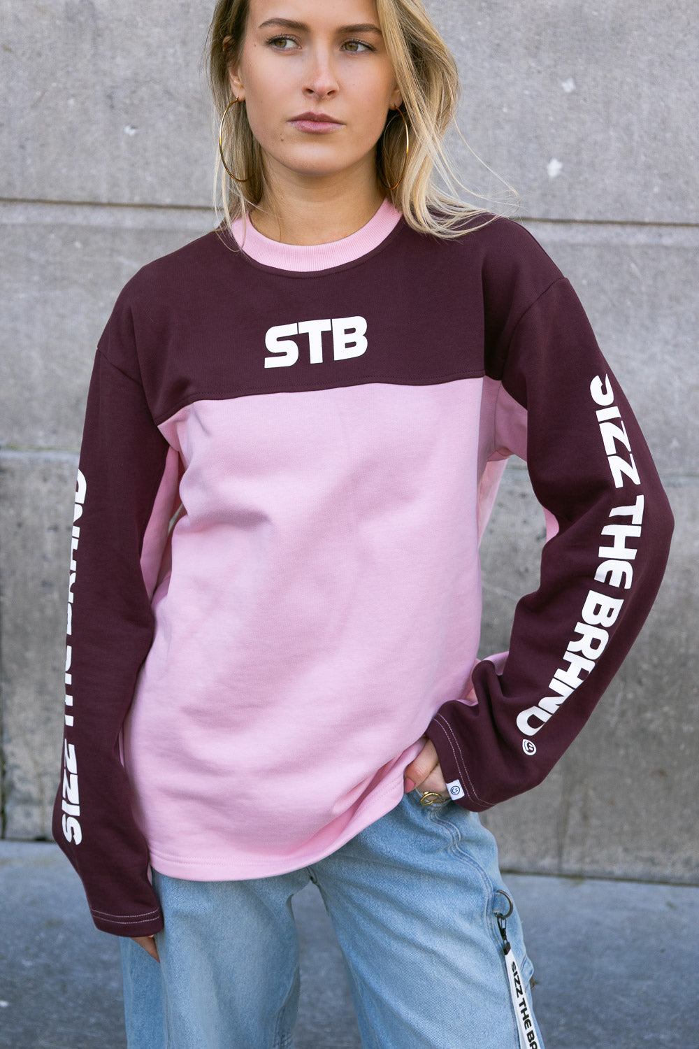 Iconic Longsleeve Burgundy