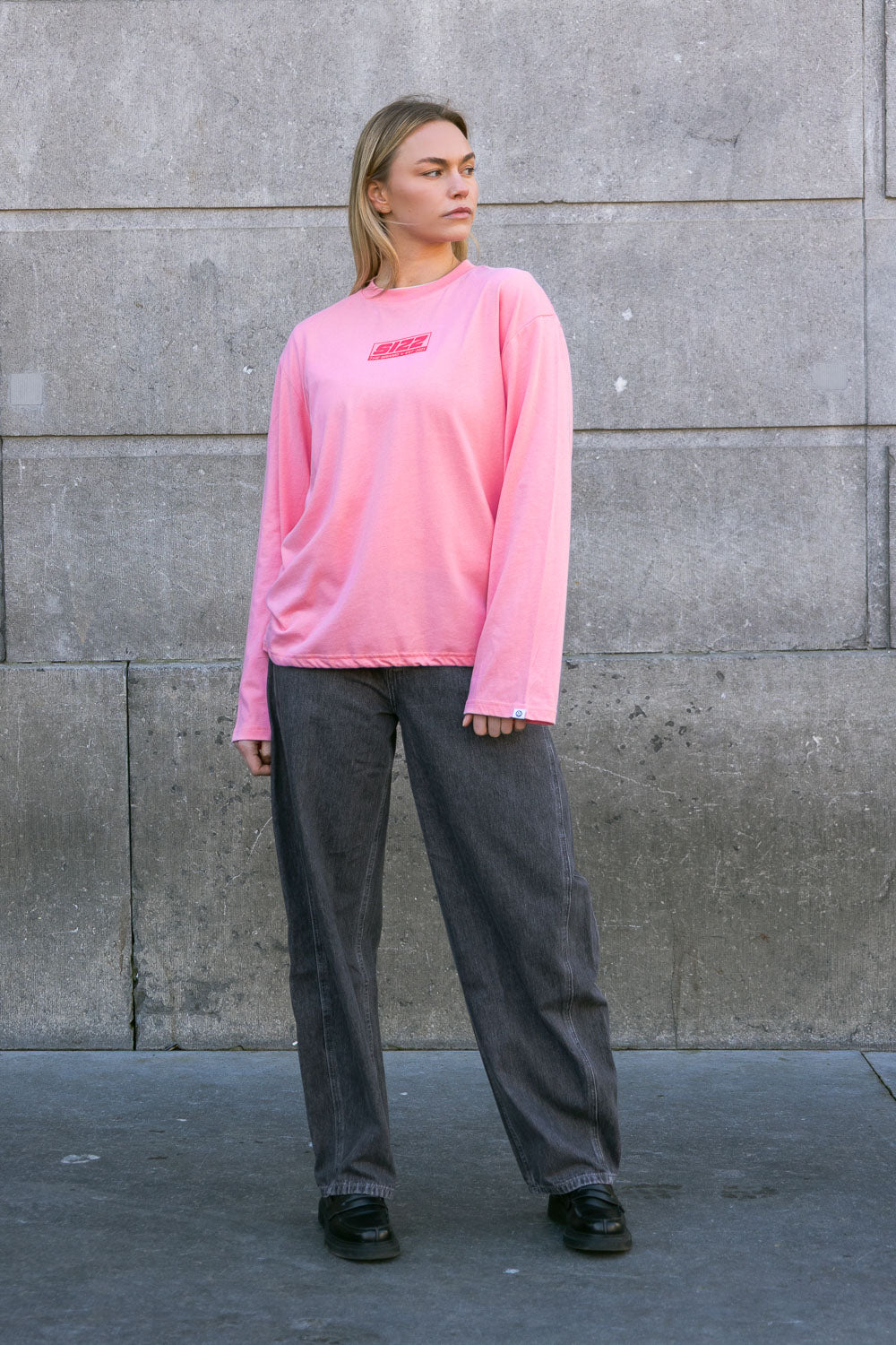 SIZZ Box Longsleeve Pink