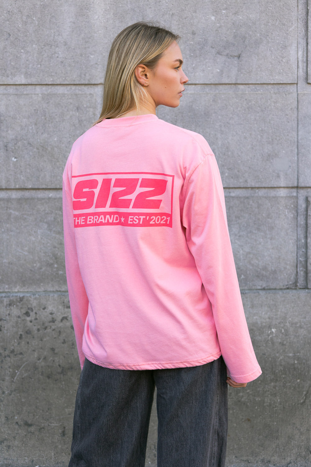 SIZZ Box Longsleeve Pink
