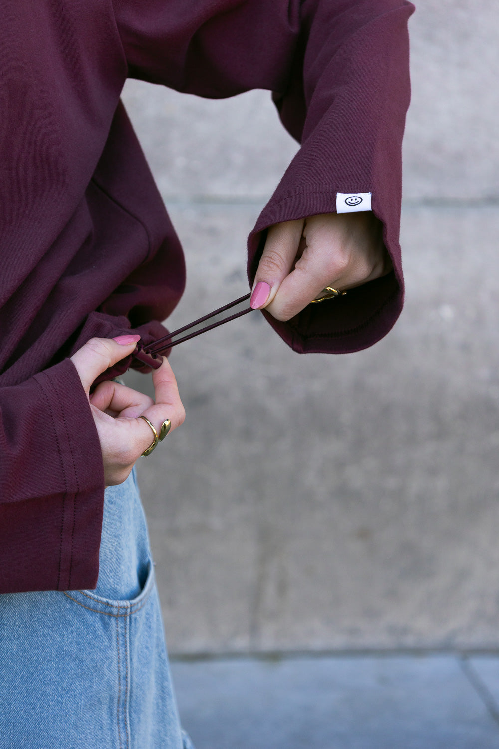 STB Shift Longsleeve Burgundy