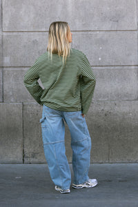 Classic Striped Longsleeve Green