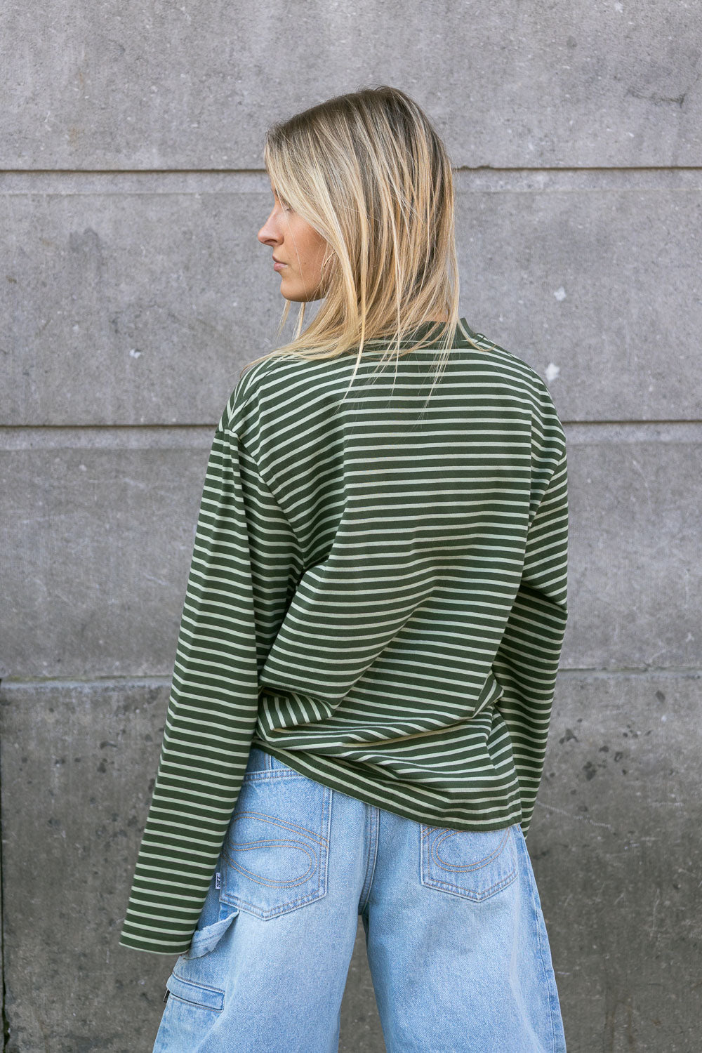 Classic Striped Longsleeve Green