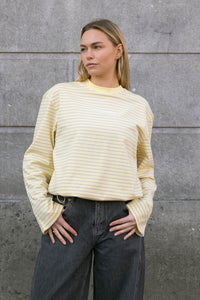 Classic Striped Langarmshirt Gelb