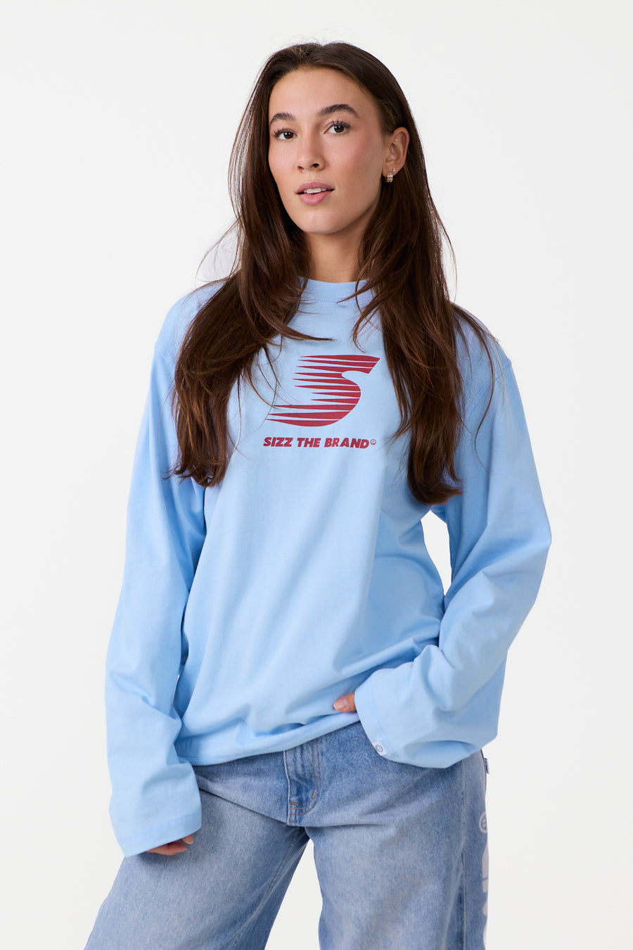 Sporty Longsleeve Hemelsblauw