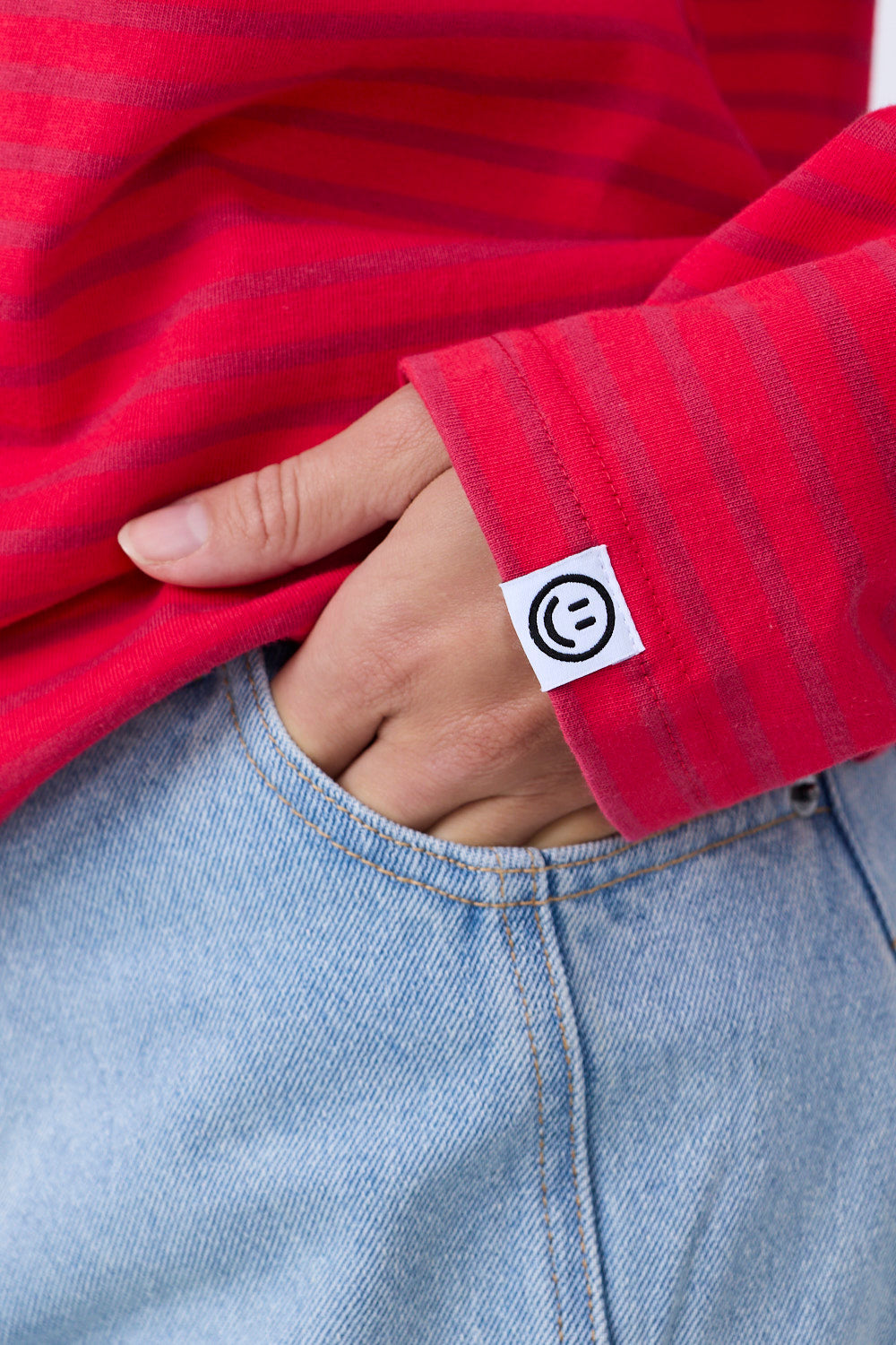 Classic Striped Longsleeve Red