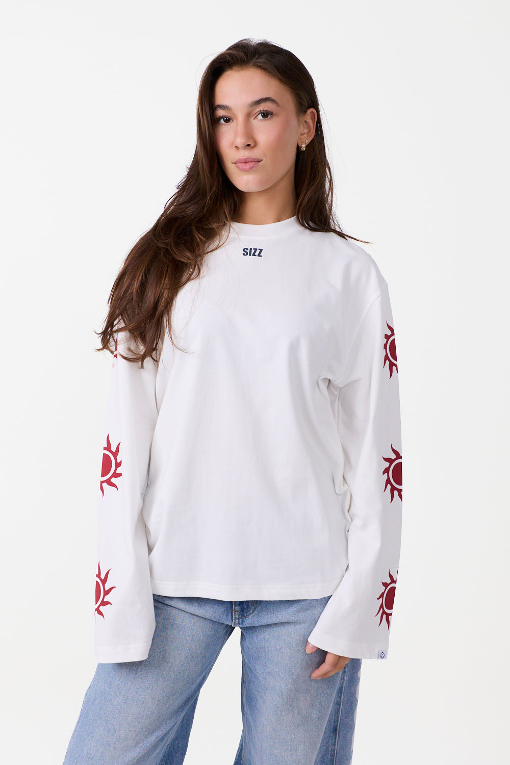 Sunny Langarmshirt Weiß