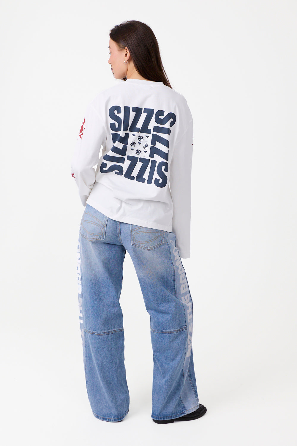 Sunny Langarmshirt Weiß