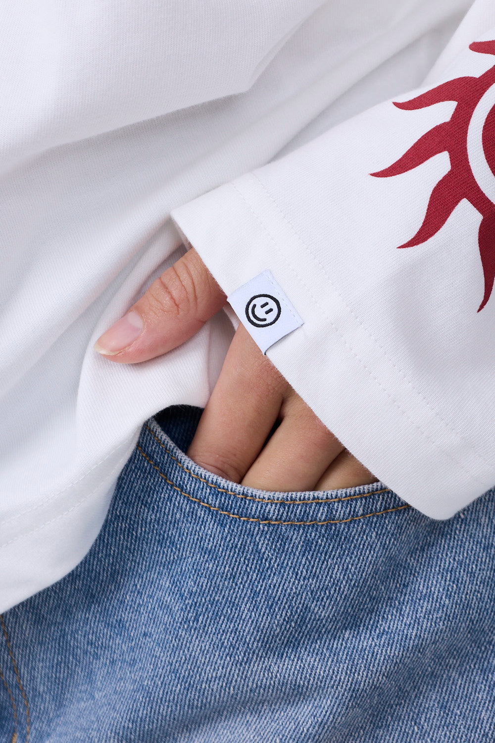 Sunny Langarmshirt Weiß