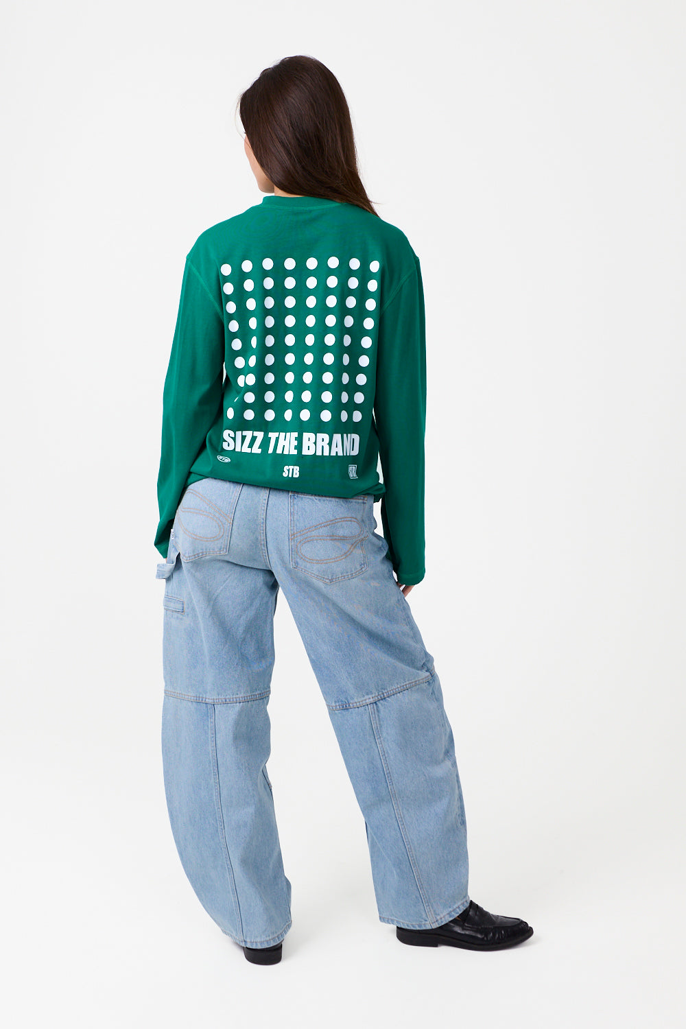 Polka Dot Longsleeve Green