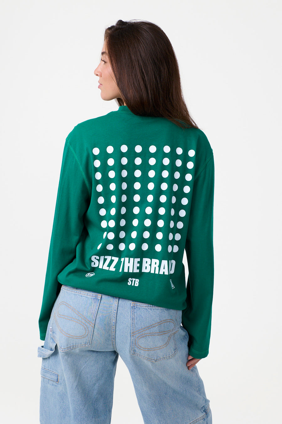 Polka Dot Longsleeve Groen