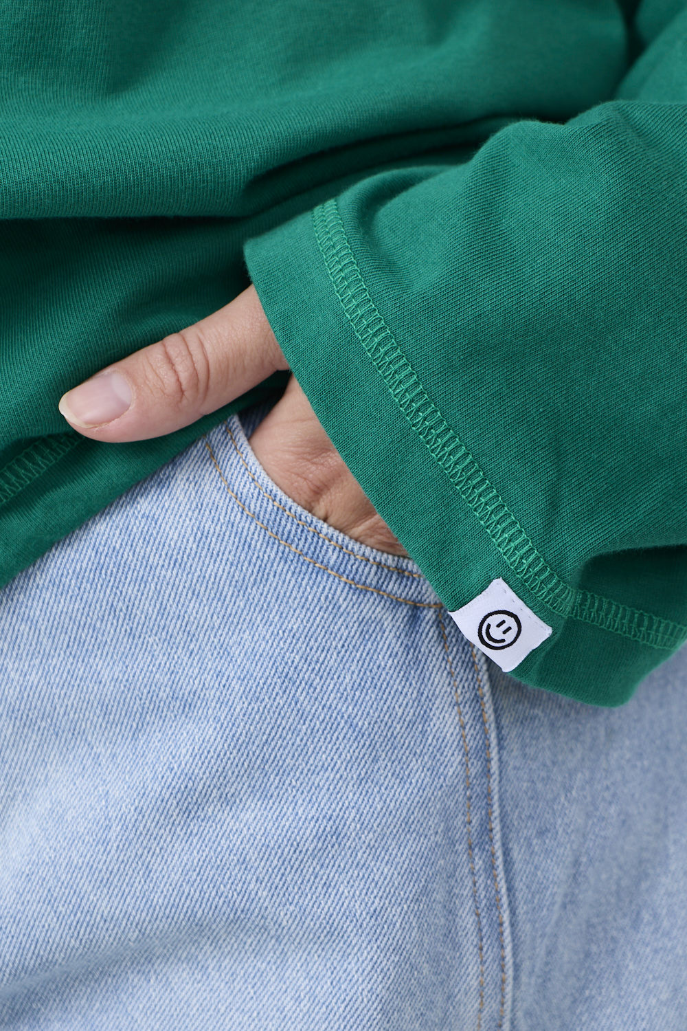 Polka Dot Longsleeve Green