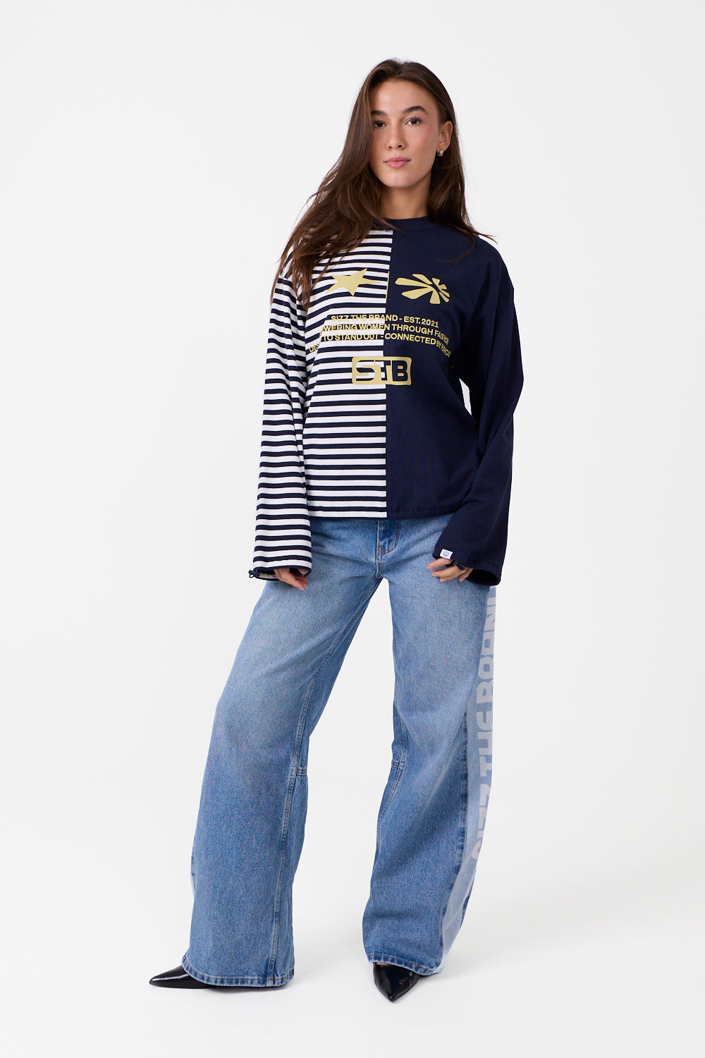 The Split Longsleeve Navy