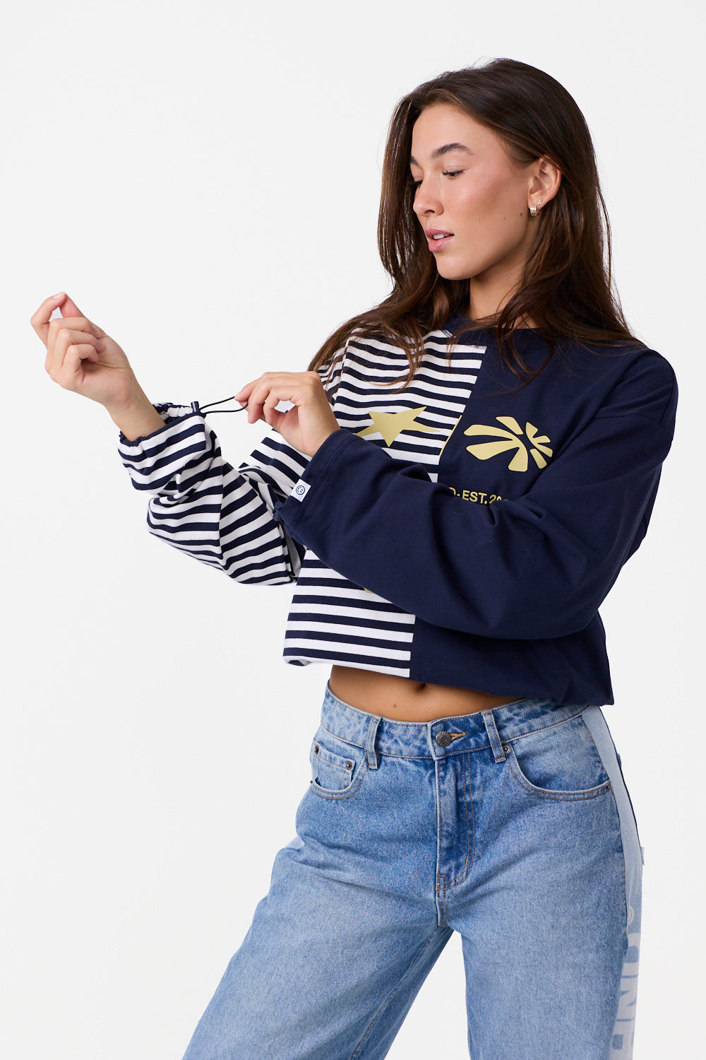 The Split Longsleeve Navy