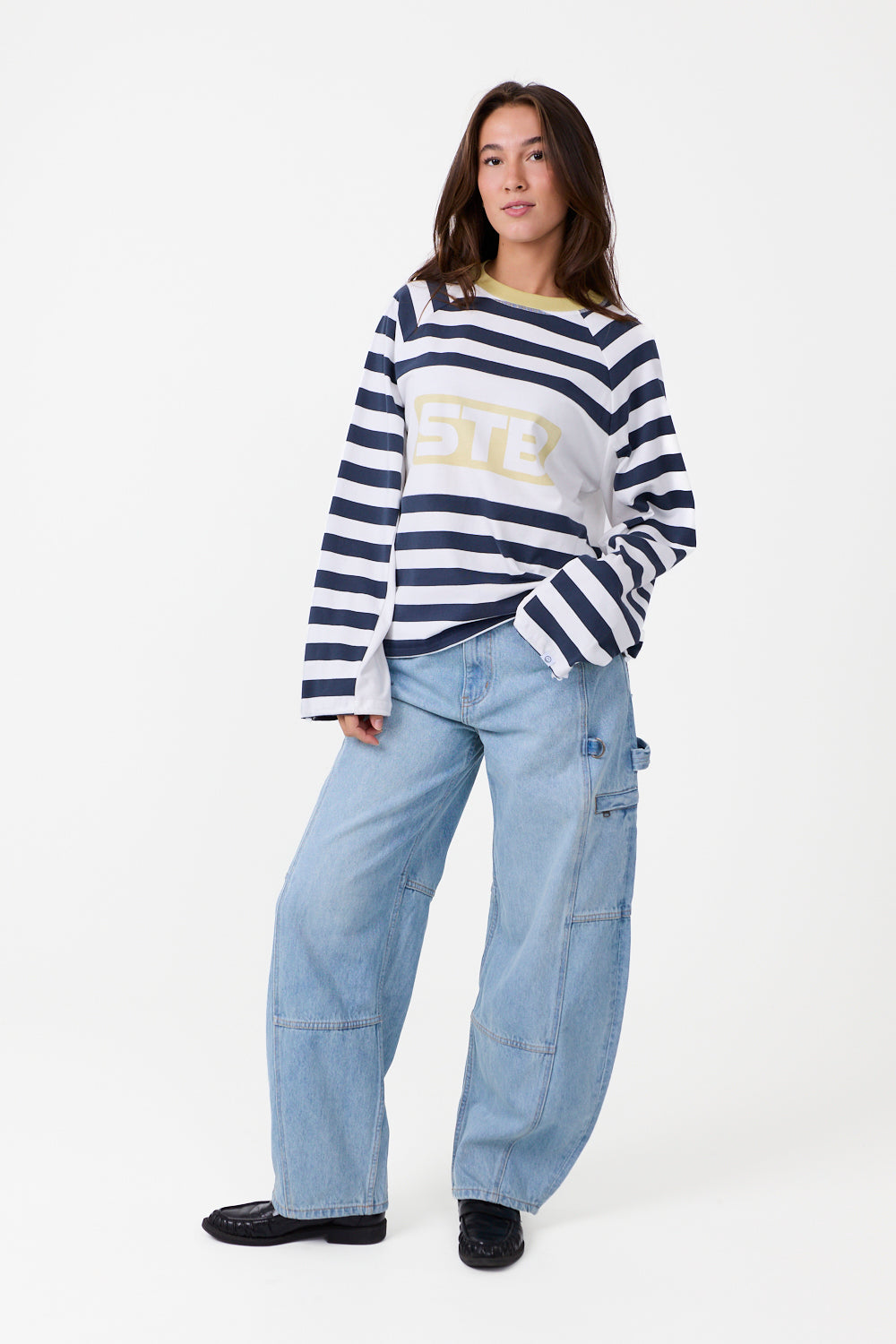 Grid Longsleeve Navy