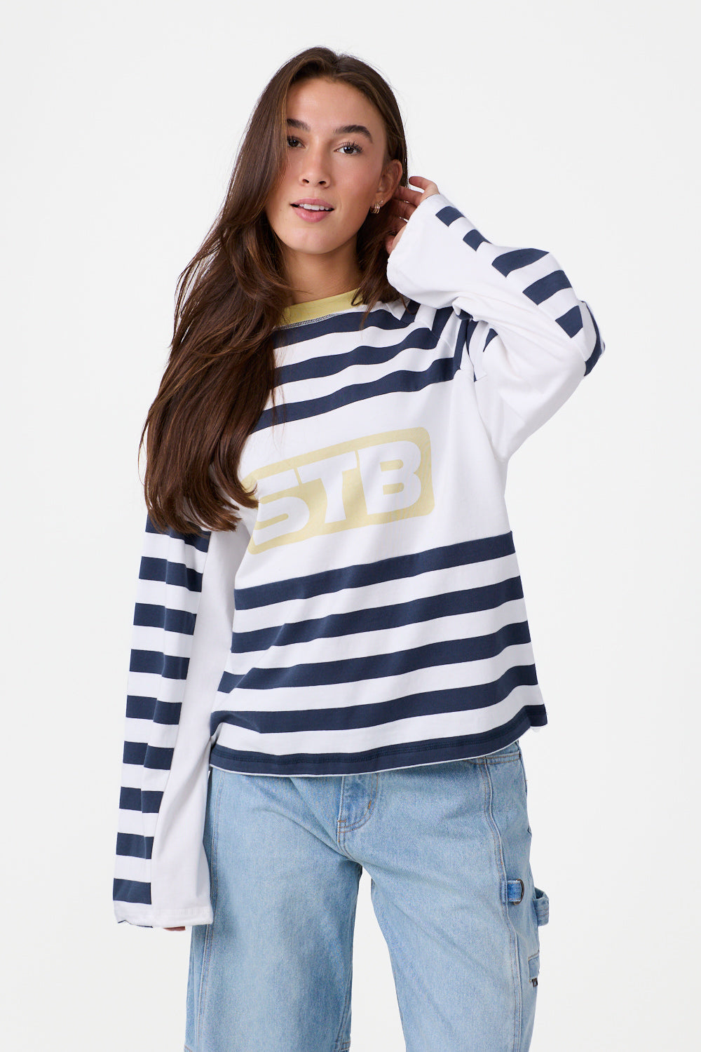 Grid Longsleeve Navy