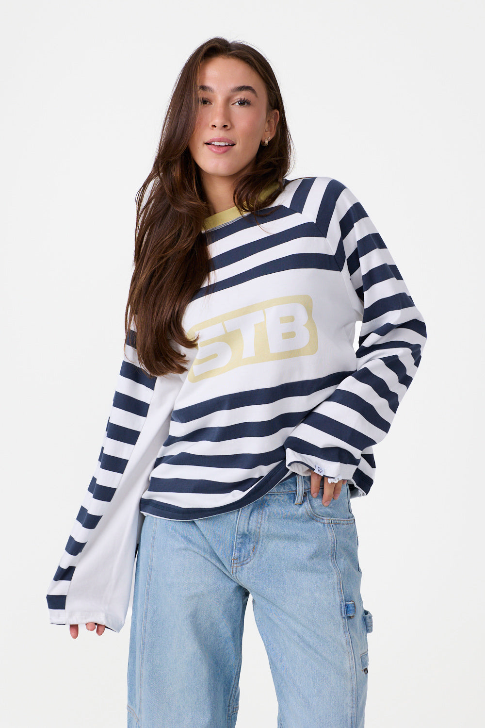 Grid Longsleeve Navy
