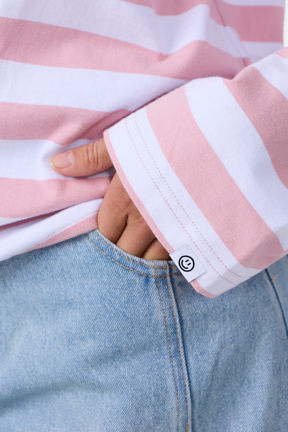 Sol Longsleeve Strepen Roze