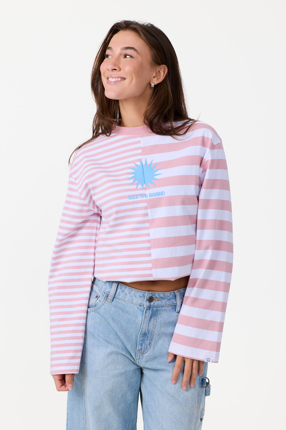 Sol Longsleeve Strepen Roze