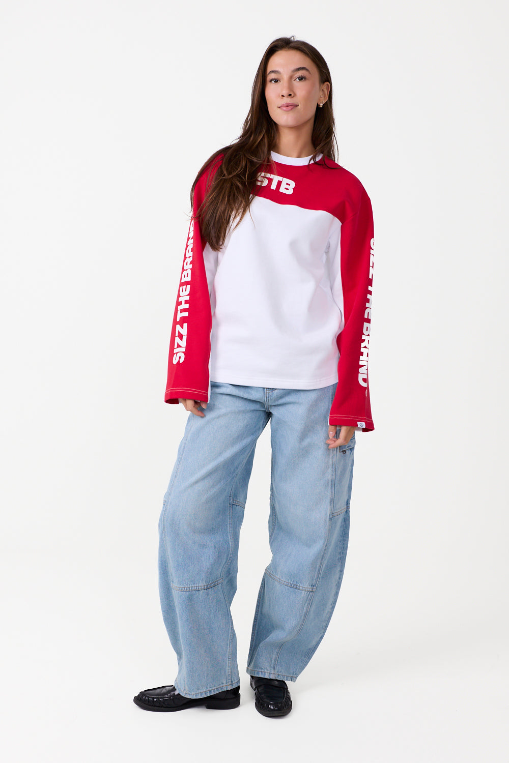 Iconic Langarmshirt Rot