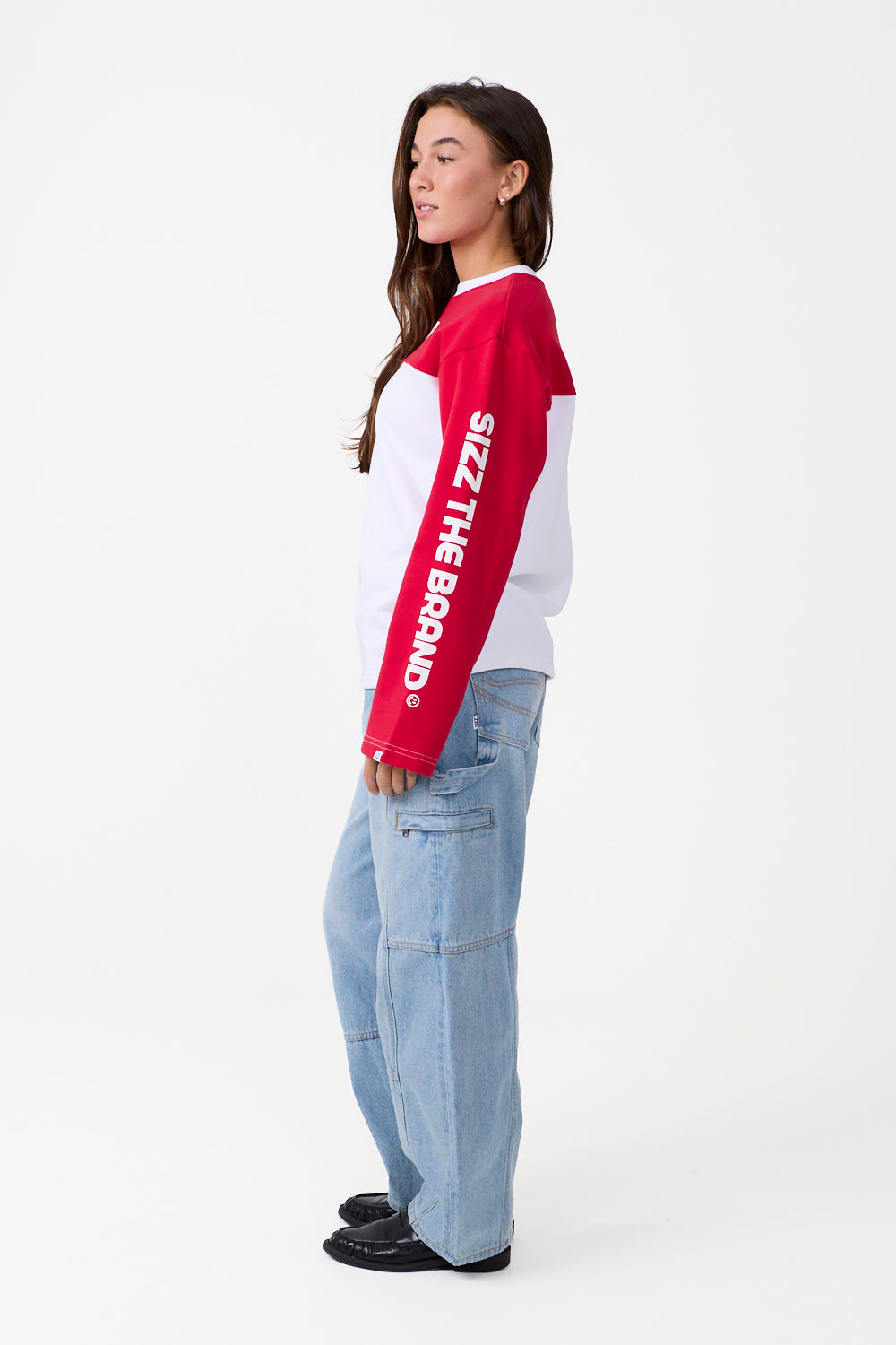 Iconic Langarmshirt Rot