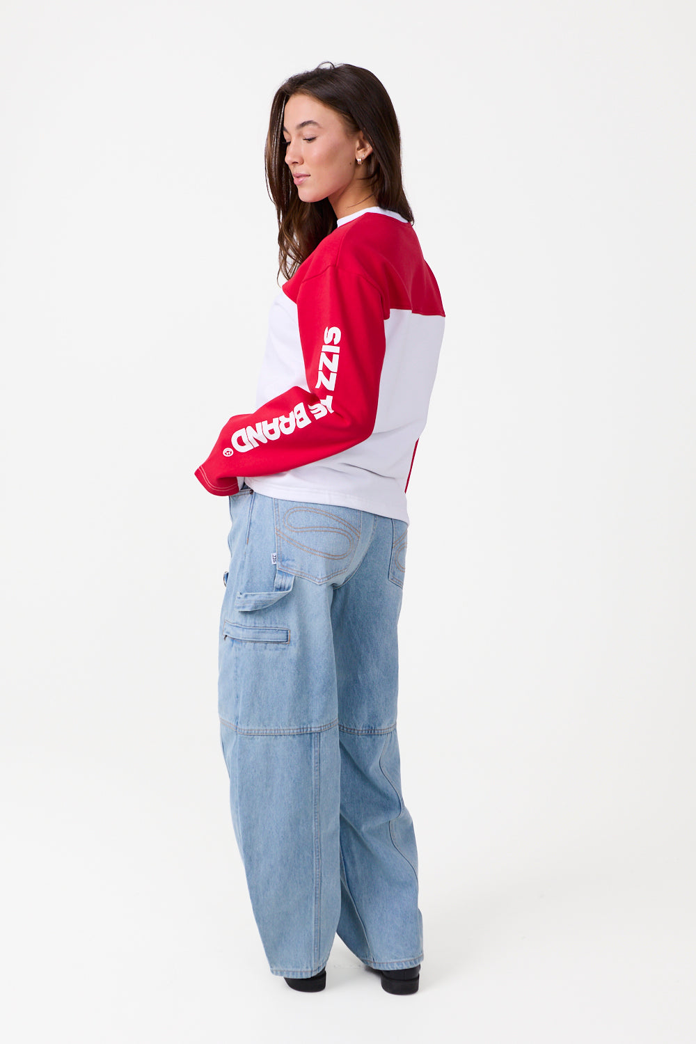 Iconic Langarmshirt Rot