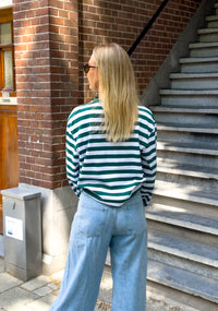 SIZZ THE BRAND Striped Longsleeve Green