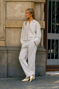 SIZZ Striped Trousers