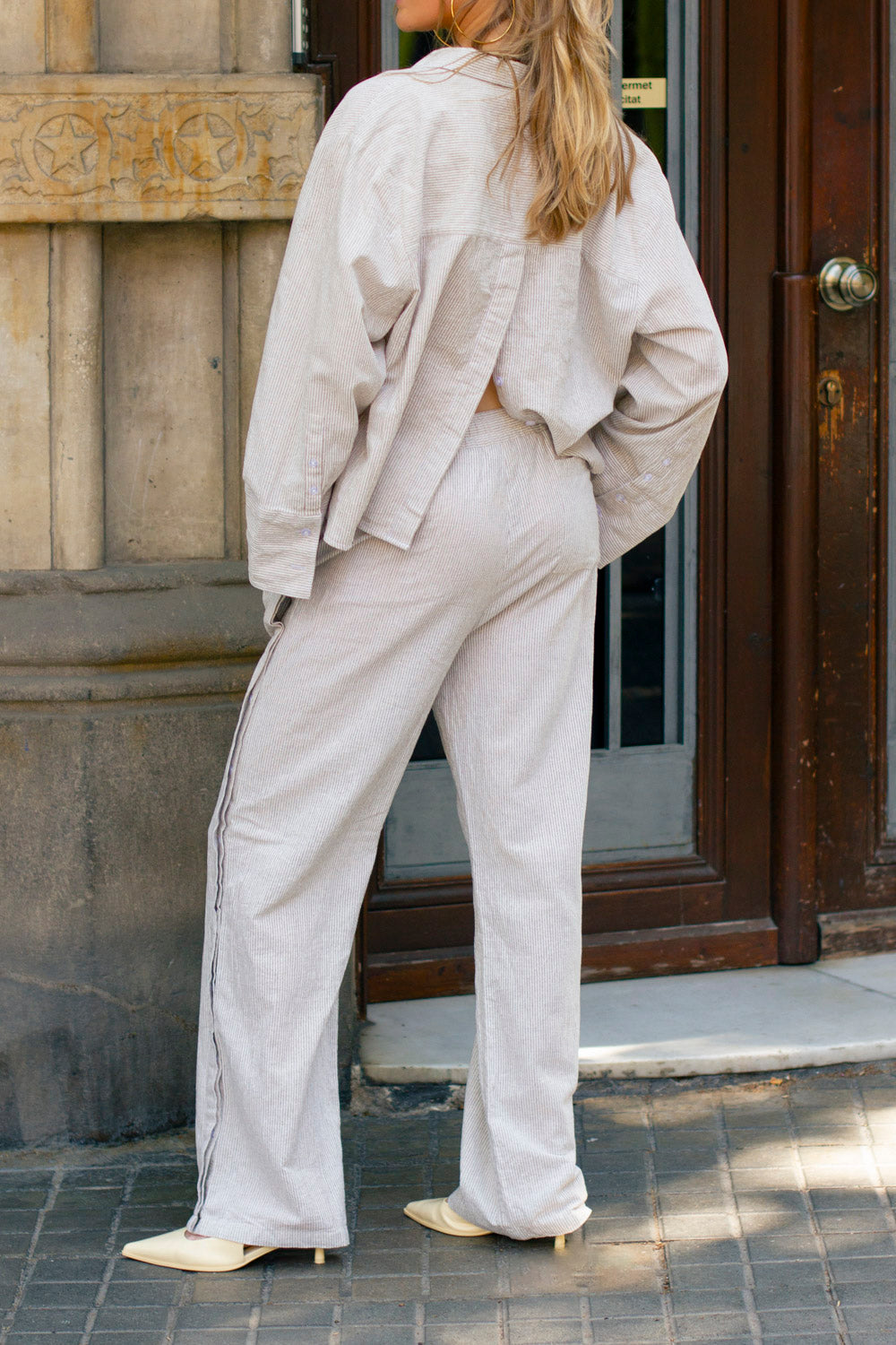 SIZZ Striped Trousers