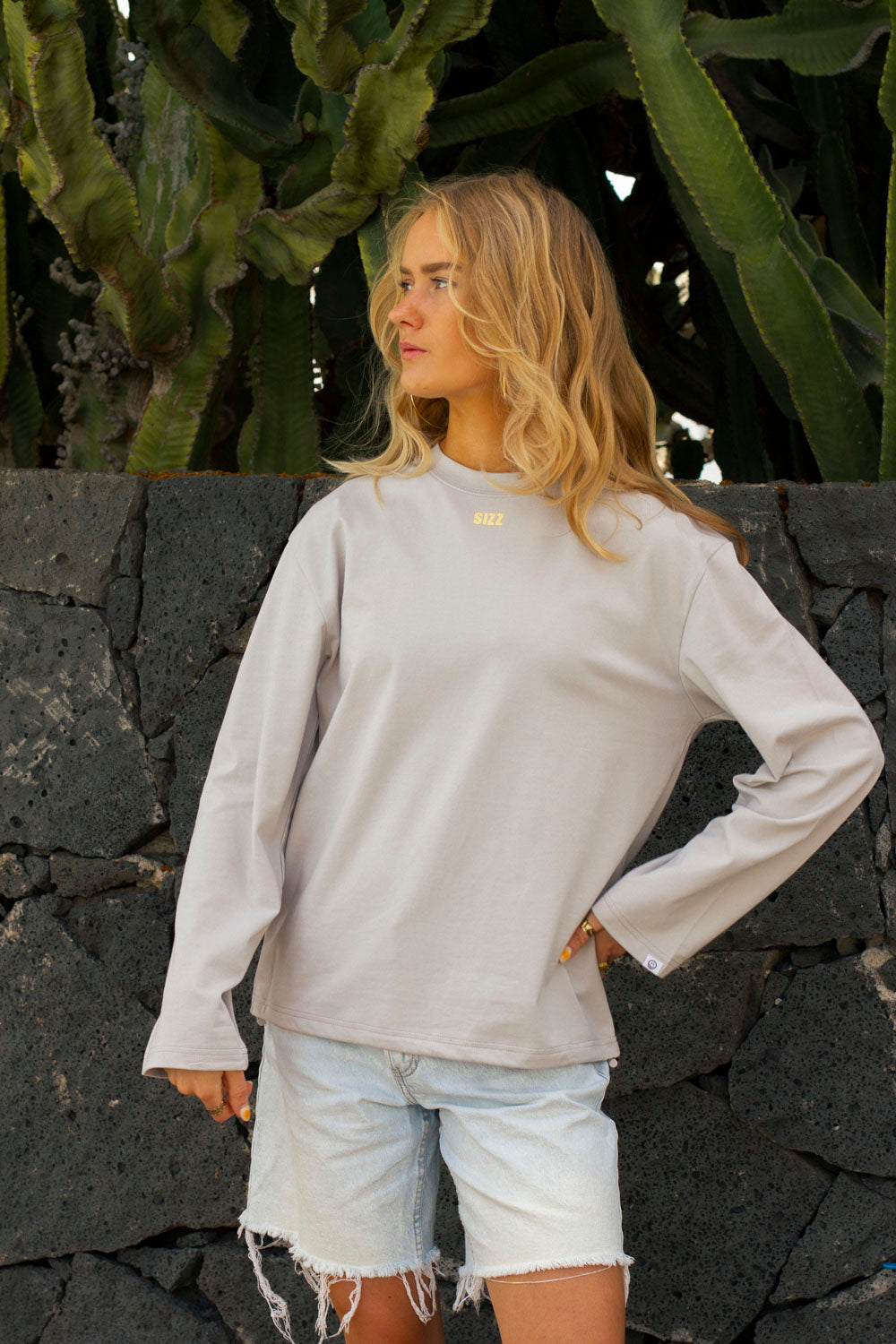Sea Bloom Longsleeve Grey