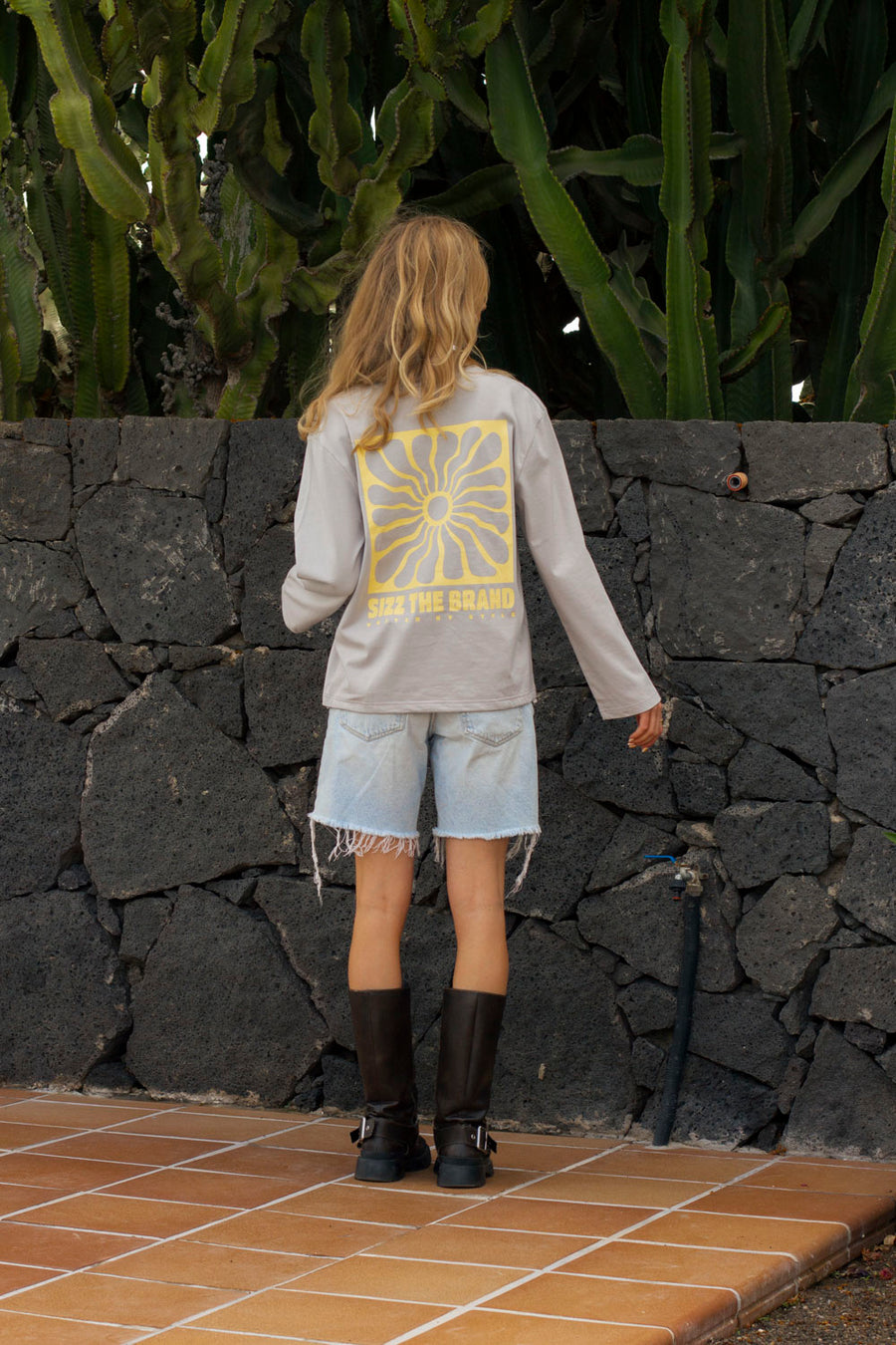 Sea Bloom Longsleeve Grey