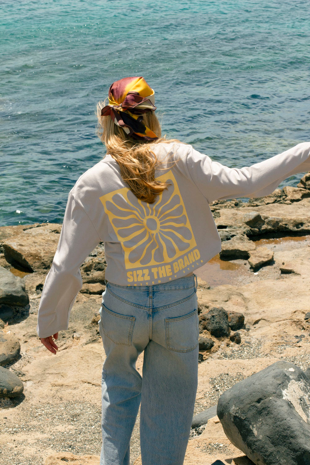 Sea Bloom Longsleeve Grey