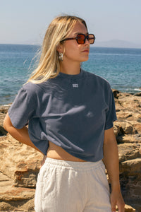 Sea Bloom T-shirt Denim