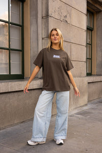 SIZZ Box T-shirt Brown