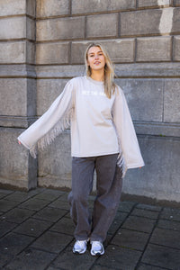 SIZZ THE BRAND Longsleeve Fringes Grey