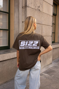SIZZ Box T-shirt Brown