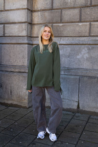 SIZZ THE BRAND Longsleeve Fringes Green