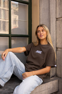 SIZZ Box T-shirt Brown