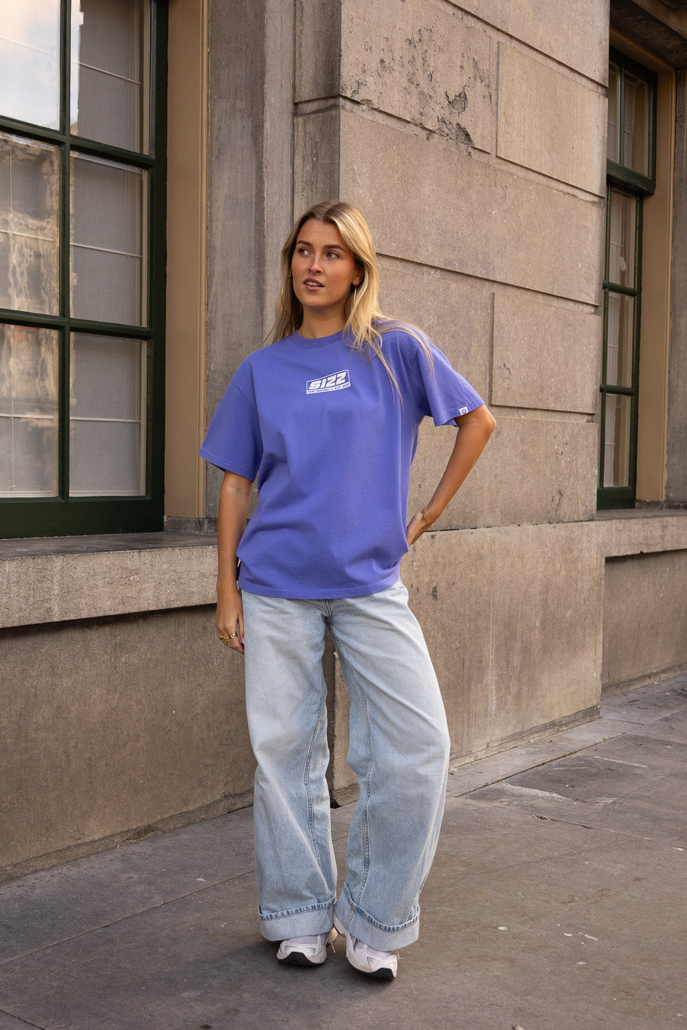 SIZZ Box T-shirt Purple