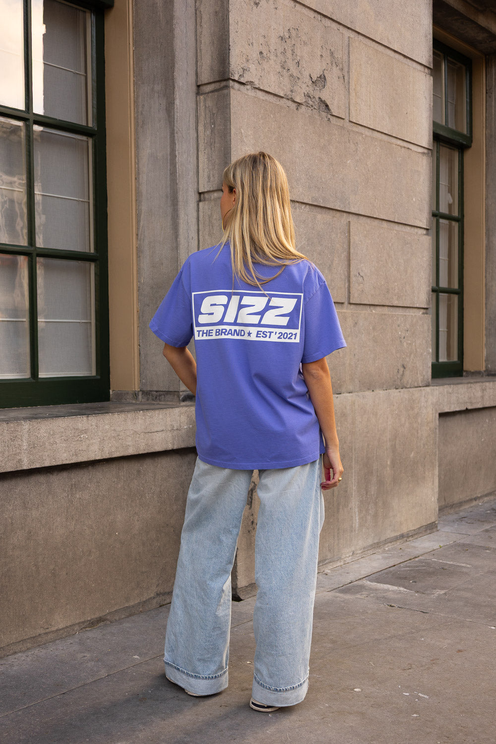SIZZ Box T-shirt Purple