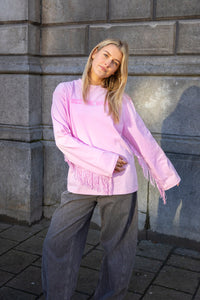 SIZZ THE BRAND Longsleeve Fringes Pink