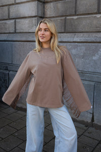 SIZZ THE BRAND Longsleeve Fringes Brown