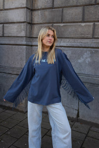 SIZZ THE BRAND Longsleeve Fringes Blue