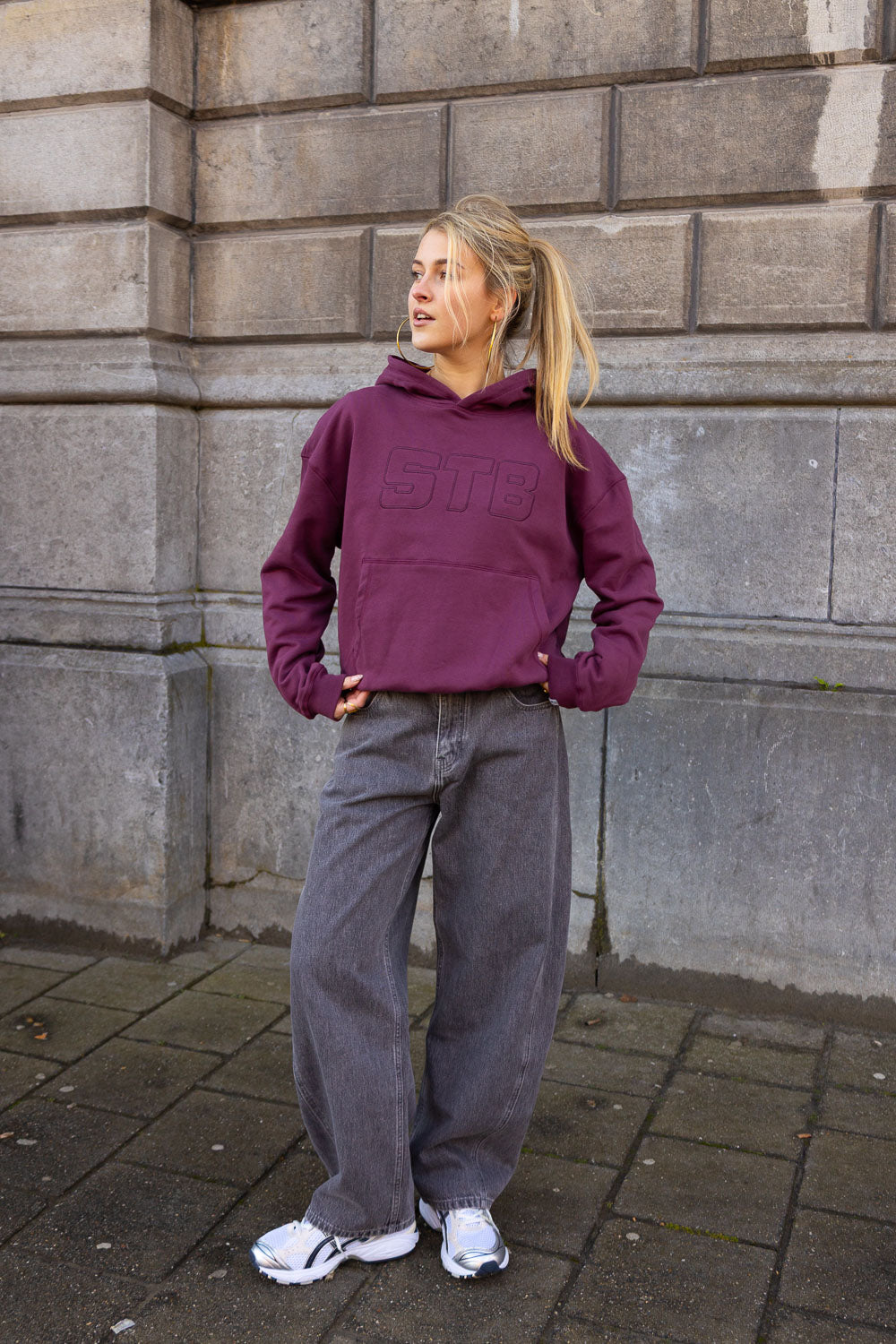 STB Hoodie Burgundy