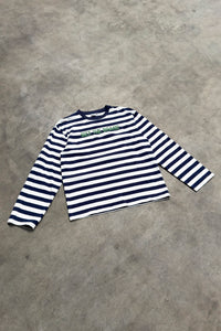 SIZZ THE BRAND Striped Longsleeve Navy