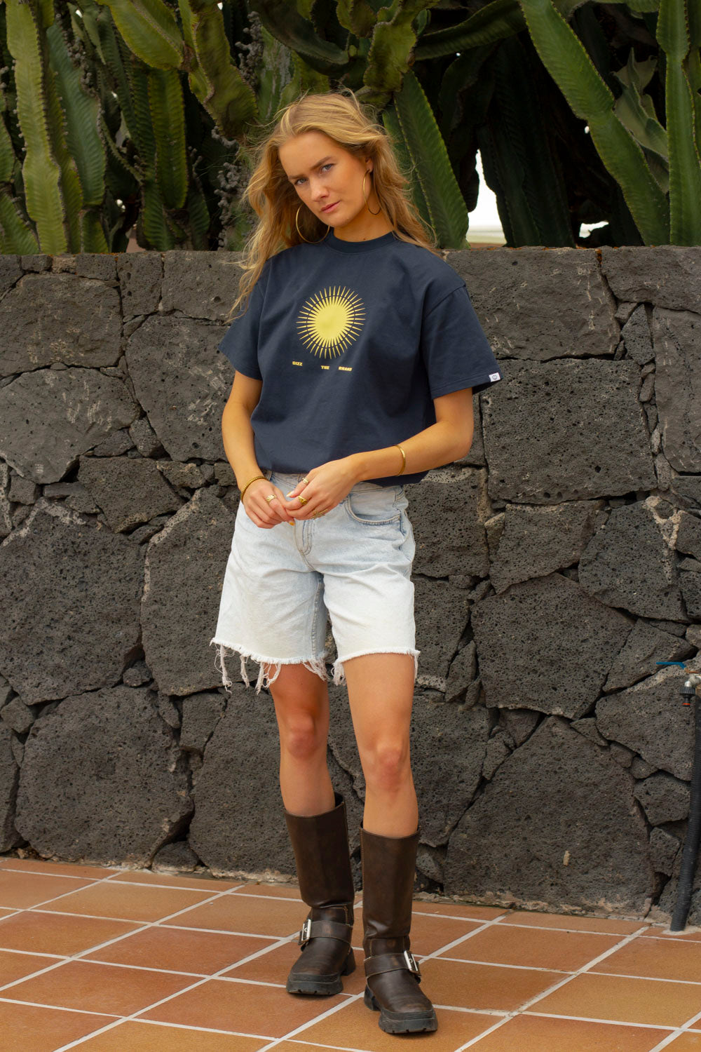 Sunrise T-shirt Navy