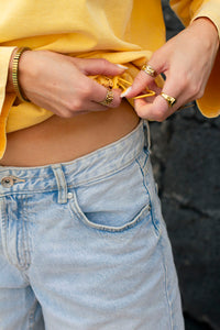 Sunshine Langarmshirt Gelb