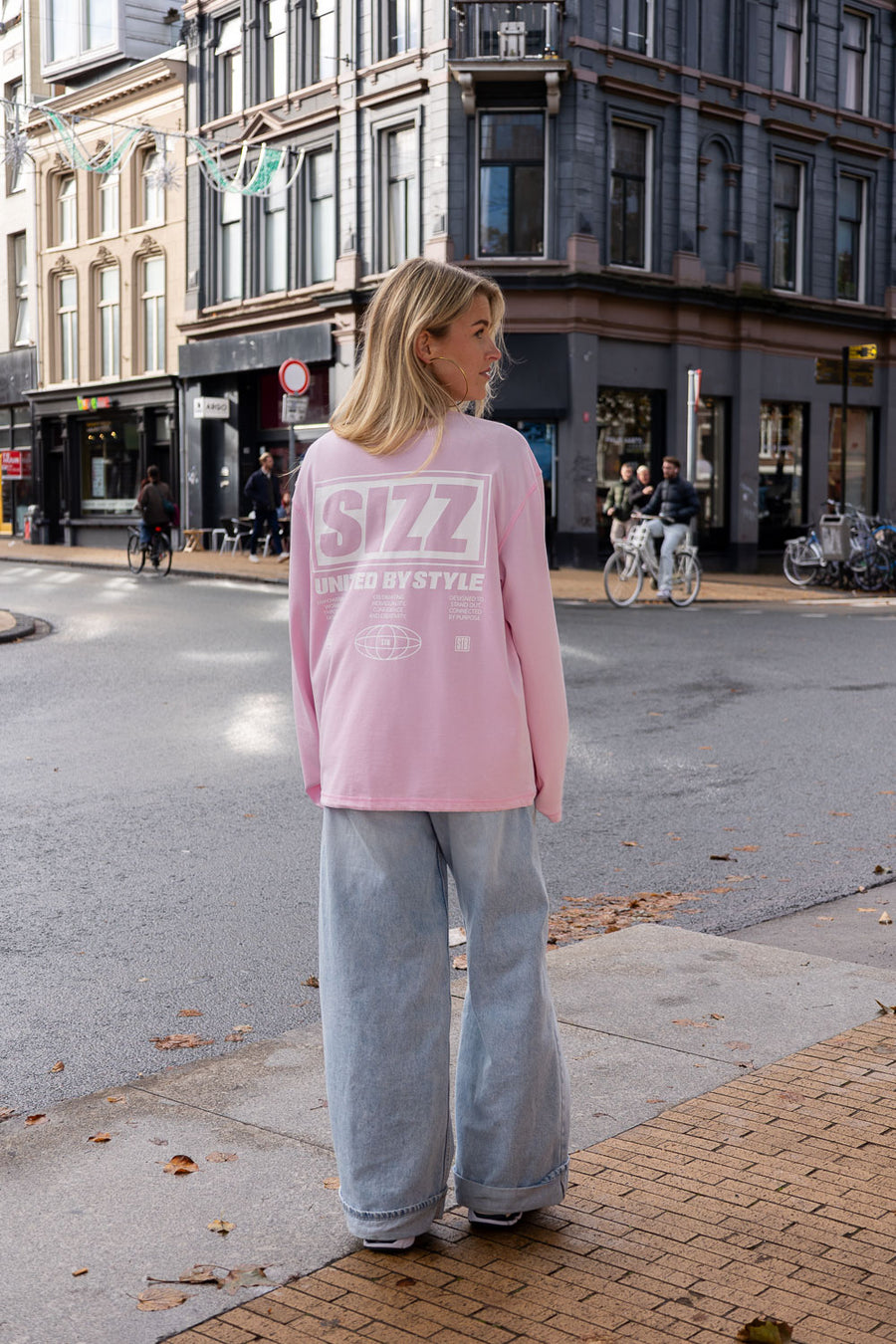 Global Unity Langarmshirt Pink