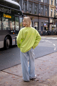Worldwide Longsleeve Limoengroen